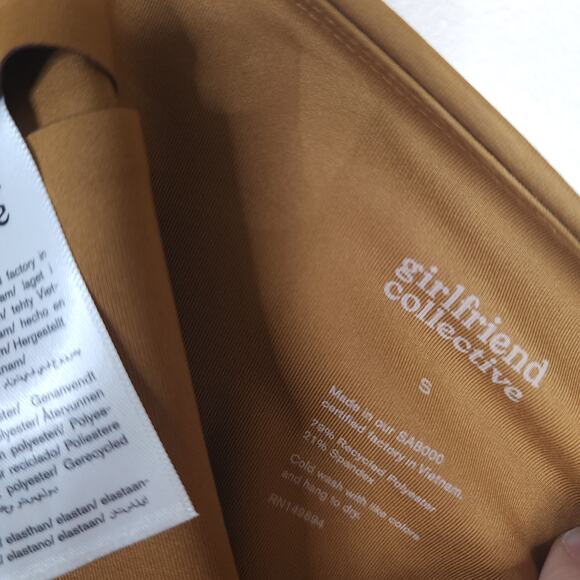 Girlfriend Collective Compressive High-Rise Legging in Saddle Size S - Picture 7 of 8